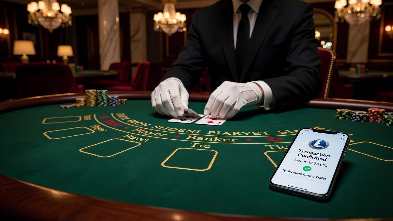 Depositing & Playing Live Baccarat with Litecoin - litecoin live baccarat